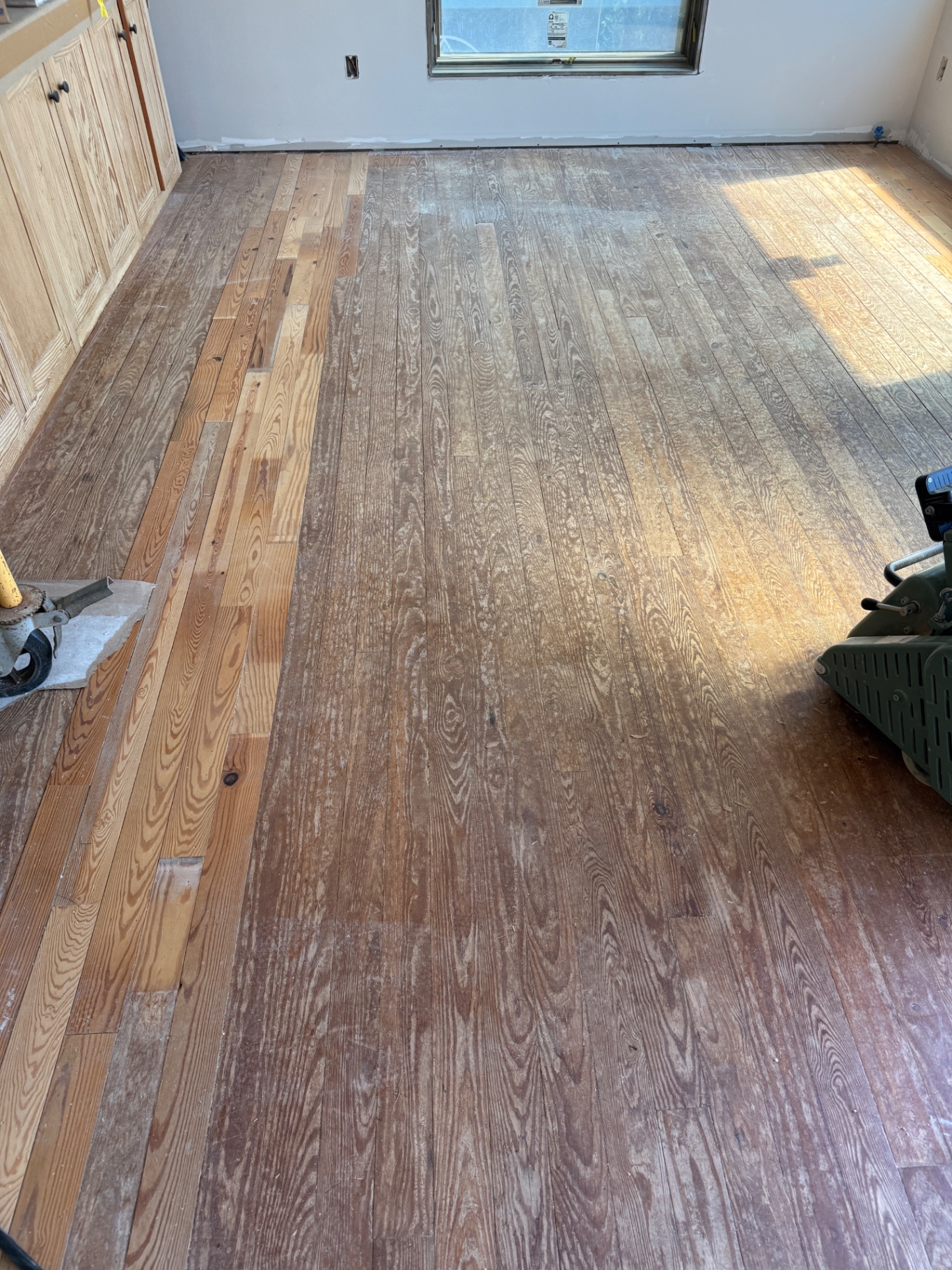 1976 Burnsville Pine, Neglected Finish Restored before restoration